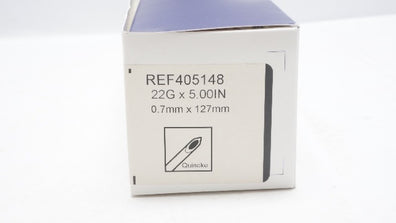 BD 405148 Spinal Ndle, Quincke Type Point 22G x 5.00 inch (x) - Box of 10